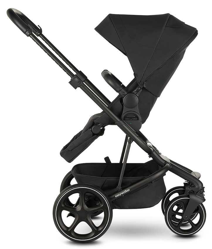 Easywalker Harvey 3 Kinderwagen Shadow Black Sitz umgedreht