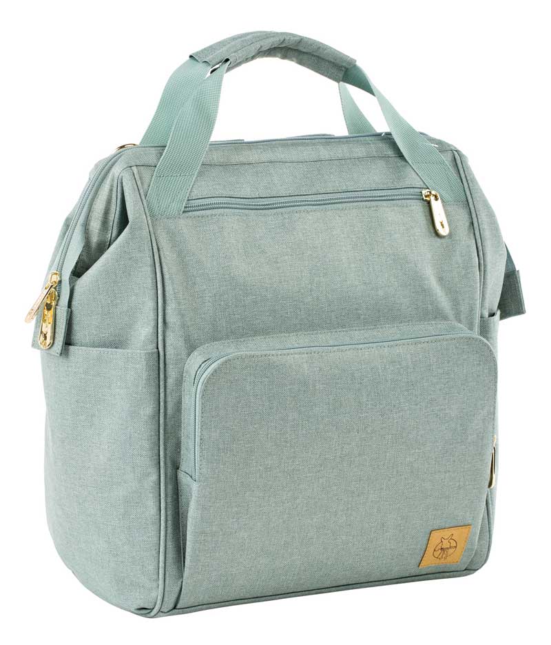 Lässig Wickelrucksack Glam Goldie Mint