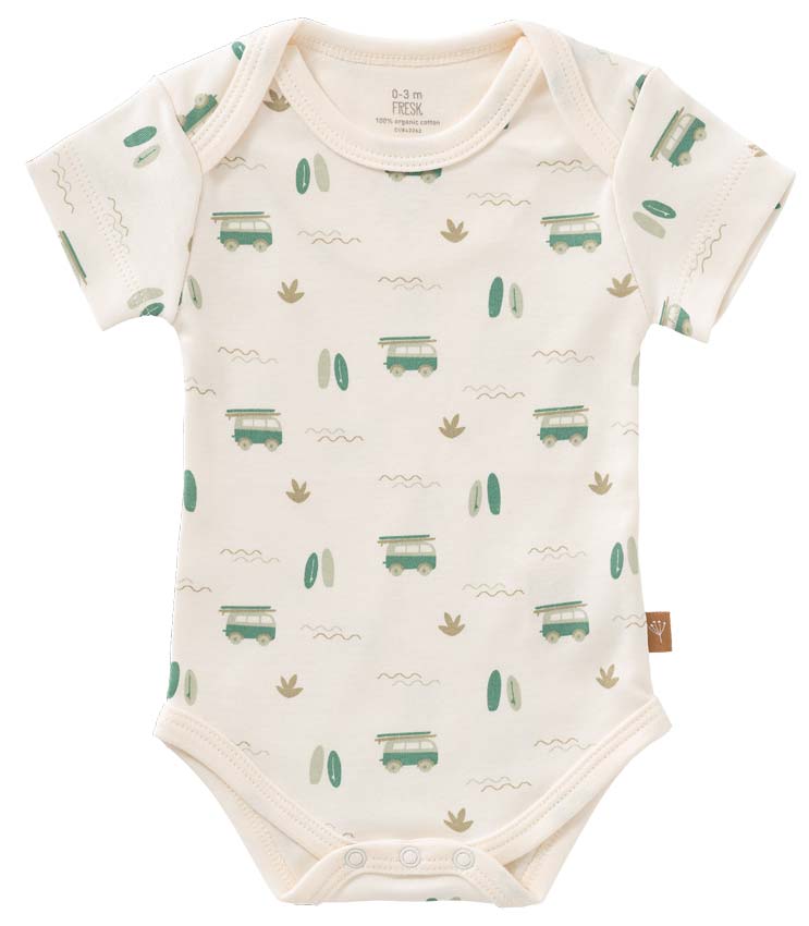 Fresk Baby Body Kurzarm Surf Boy