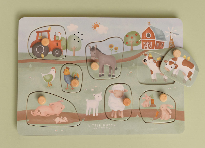 Little Dutch Sound Greif Puzzle Little Farm