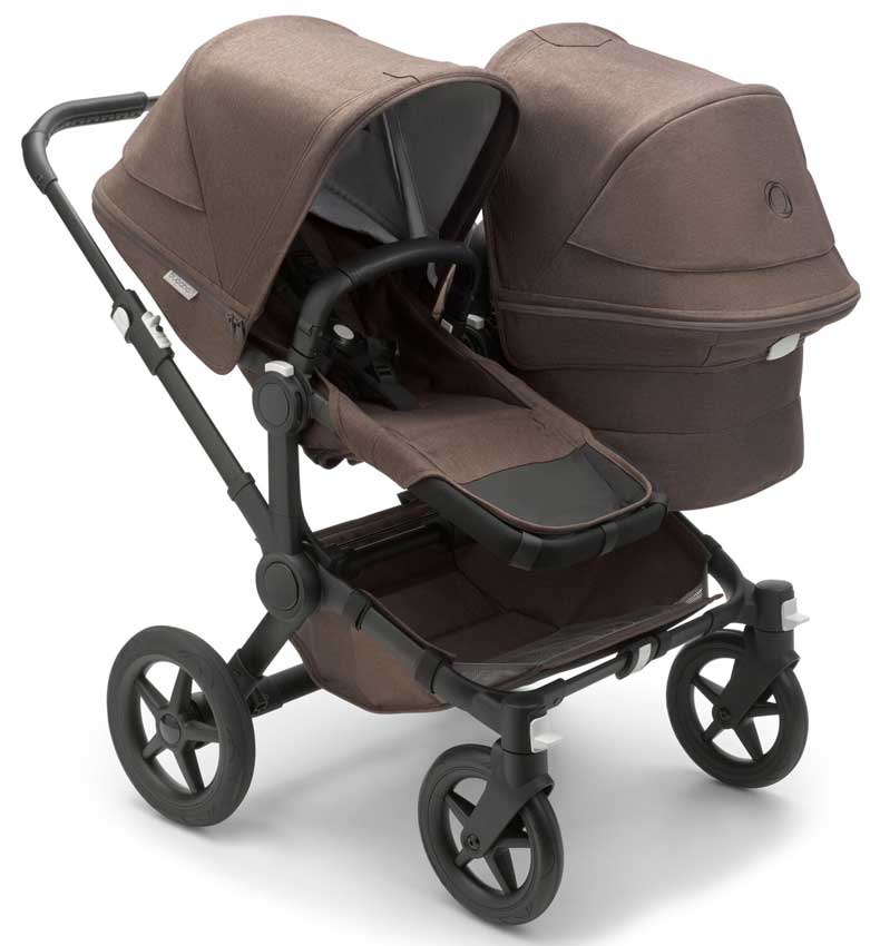 Bugaboo Donkey 5 Duo Geschwisterkinderwagen Taupe