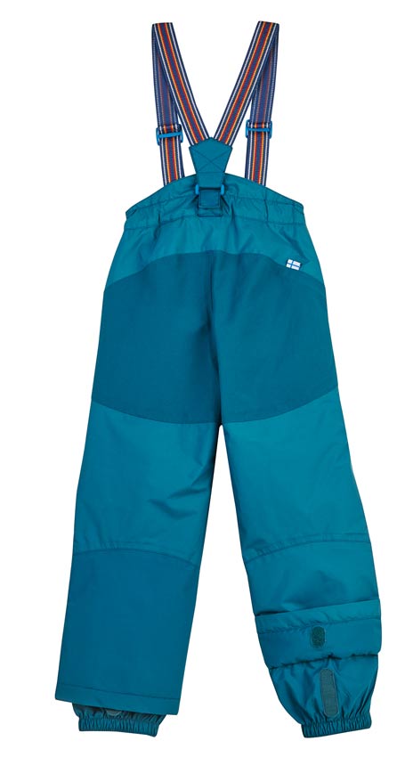 Finkid RUUVI Winterhose Deep Teal mit Po-Besatz