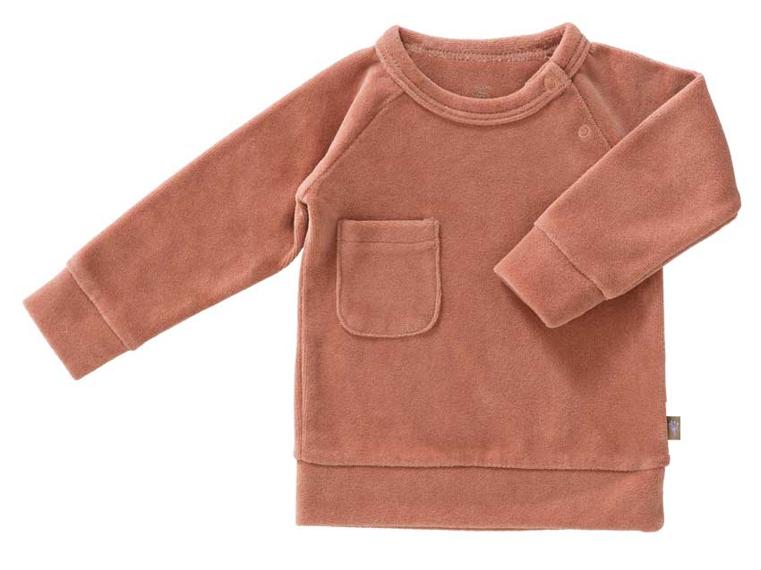 Fresk Baby Pullover Velours rosa