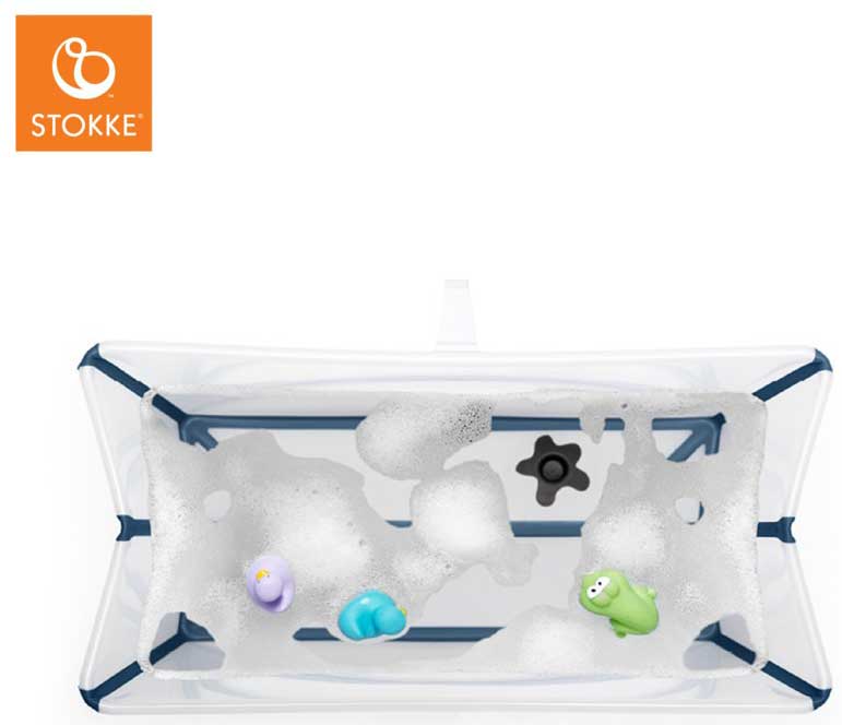 Stokke Babybadewanne Flexi Bath XL Transparent Blue