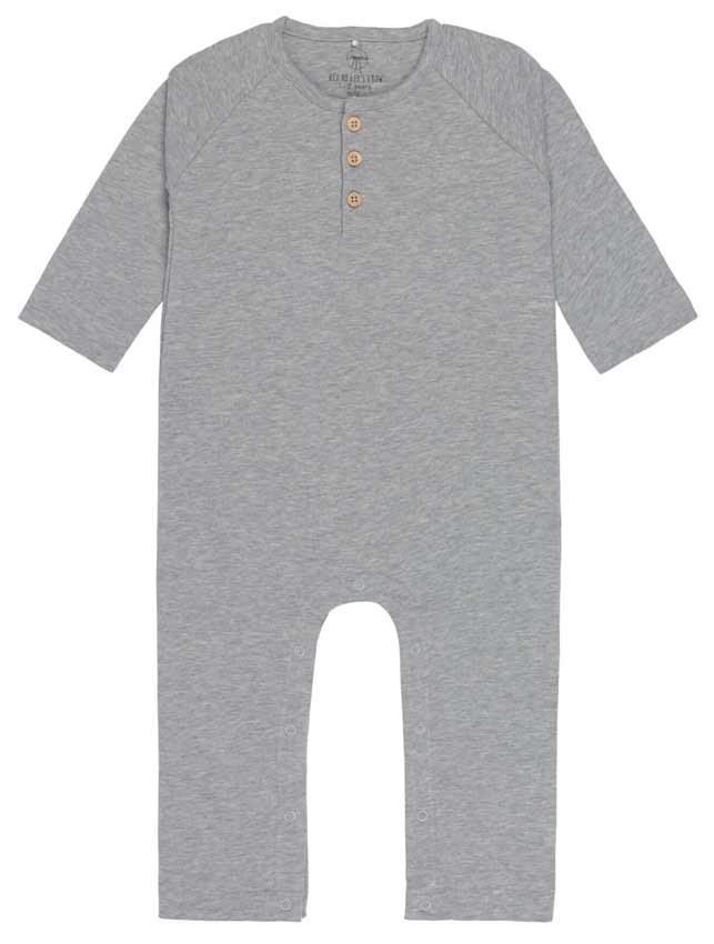 Lässig baby overall Grey Mélange 86/92