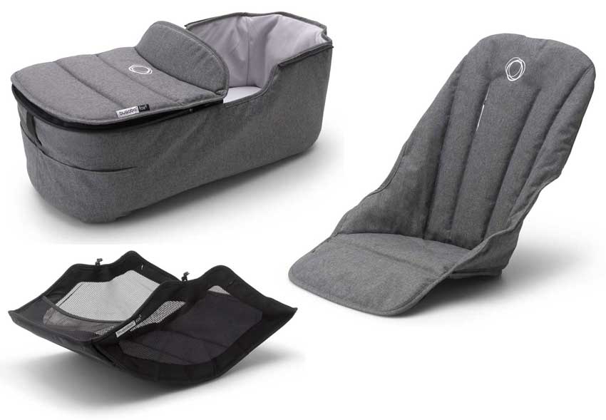 Bugaboo Fox 2 Style Set grau meliert