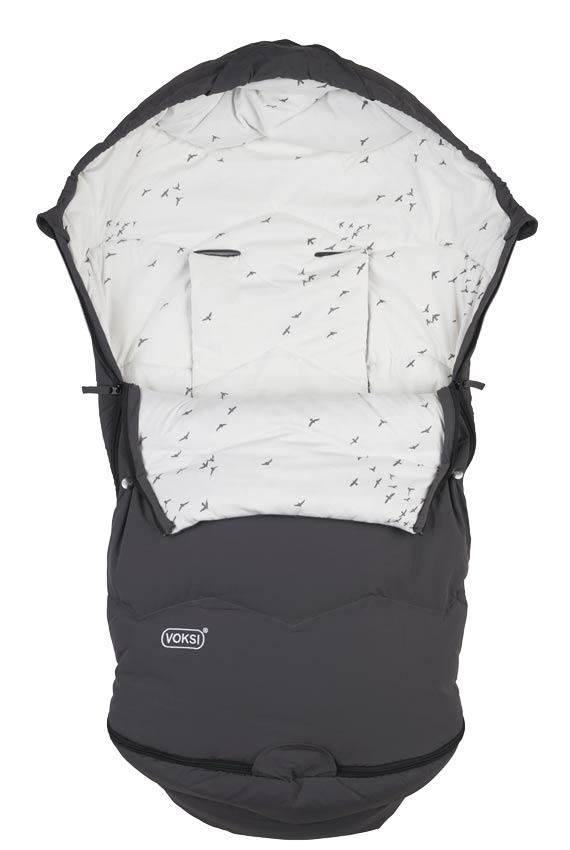 Voksi Fußsack Explorer Grey-Flying