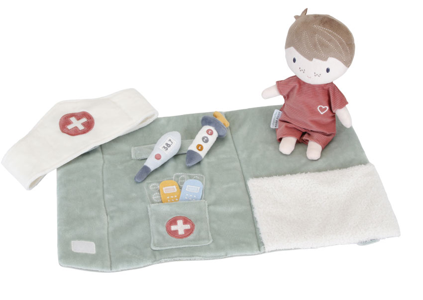 Little Dutch Kuschelpuppe Jim Doktor Spielset