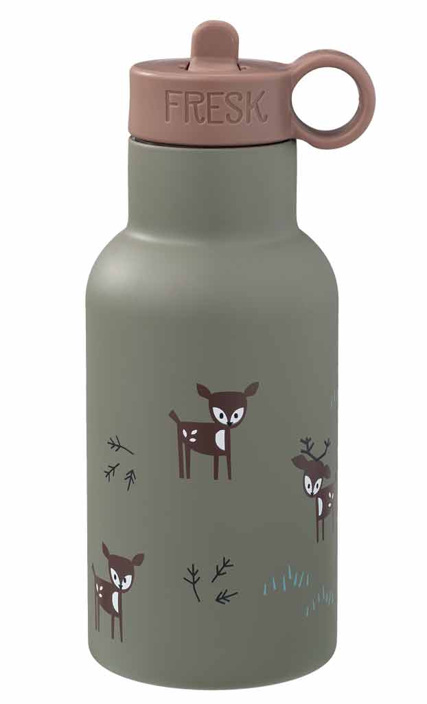 Fresk Trinkflasche Nordic Reh olive 350 ml