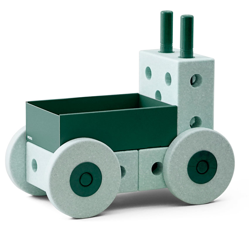 MODU 3-in-1-Lauflernwagen Ocean-Mint/Forest-Green