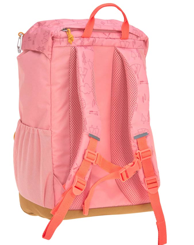 Lässig Rucksack Adventure Rosa Rückseite