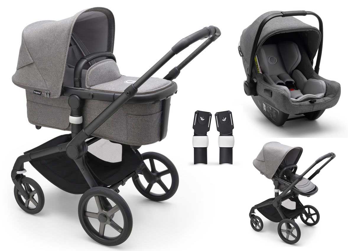 Bugaboo Fox 5 Kinderwagen mit gratis Turtle Air Babyschale