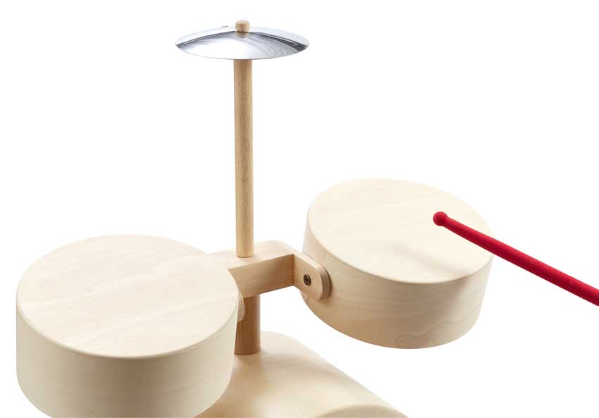 Plan Toys Holzschlagzeug mit Sticks