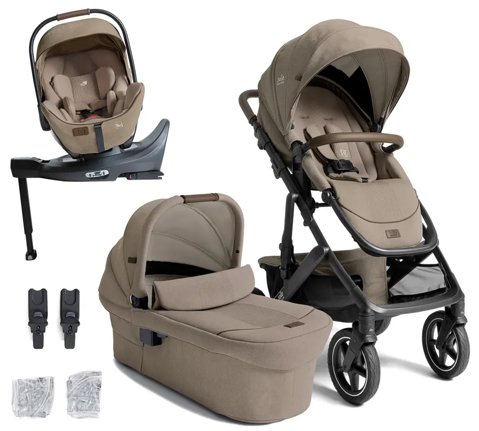 Joie Signature Vinca Kinderwagen-Set 4-in-1 mit i-Level Pro Babyschale und Isofix