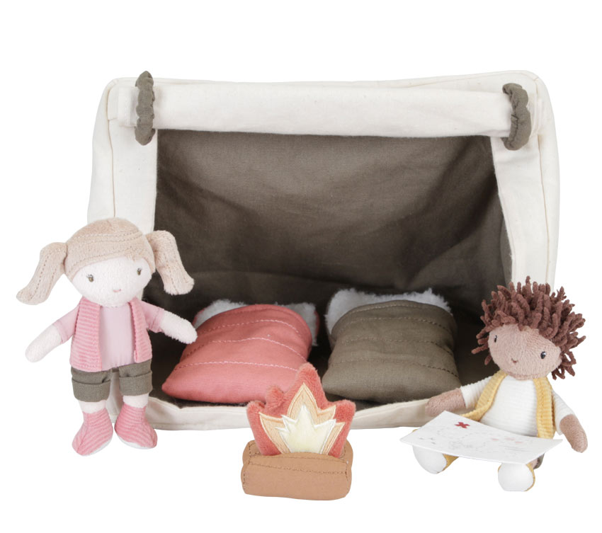 Little Dutch Kuschelpuppen Camping Set