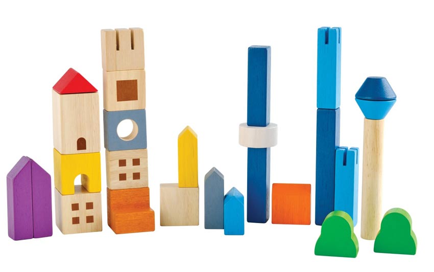 PlanToys Bauklötze Stadt