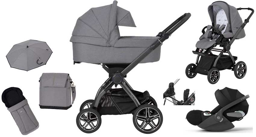 Hartan Topline 4.0 GTS Kinderwagen 7-in-1 mit Cybex Cloud T i-Size - 2024