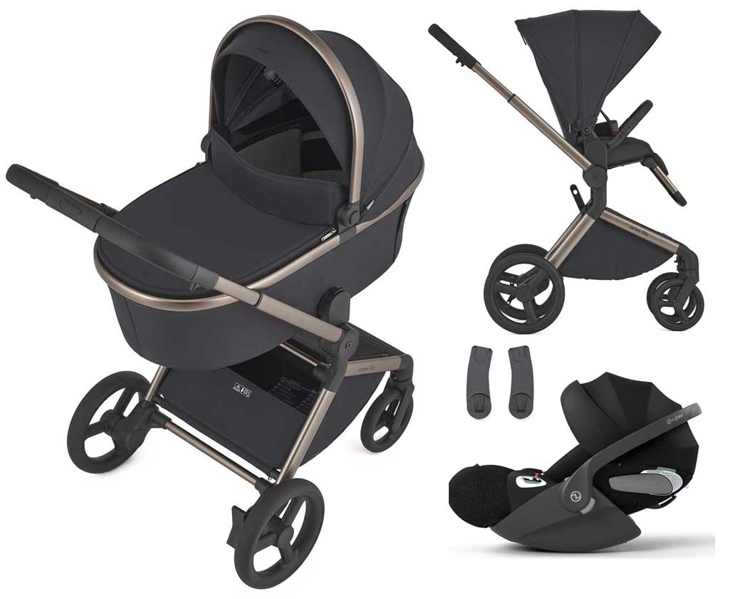 Anex Flo Kinderwagen 3-in-1 mit Cybex Cloud T i-Size Liegefunktion