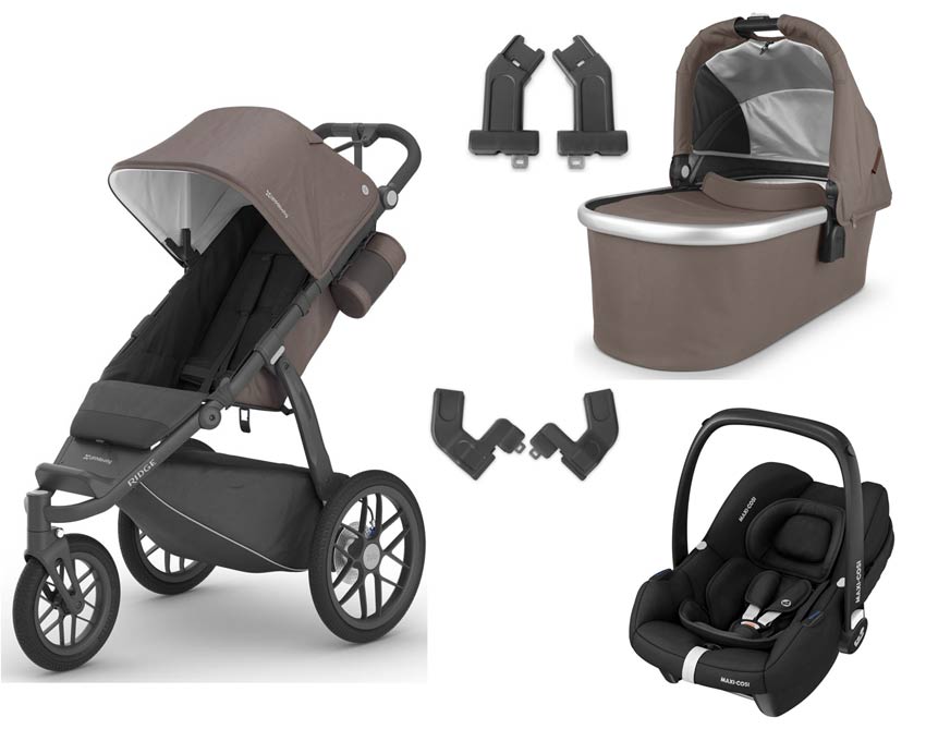 UPPAbaby Ridge 3-in-1 Set mit Maxi Cosi