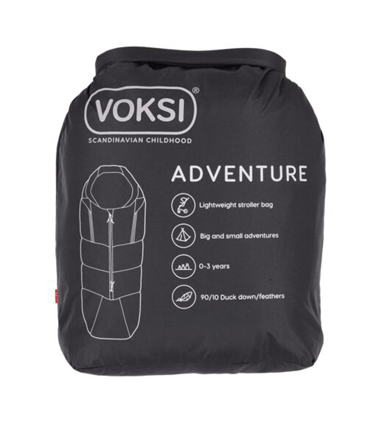 Voksi Fußsack Adventure Black Aufbewahrung