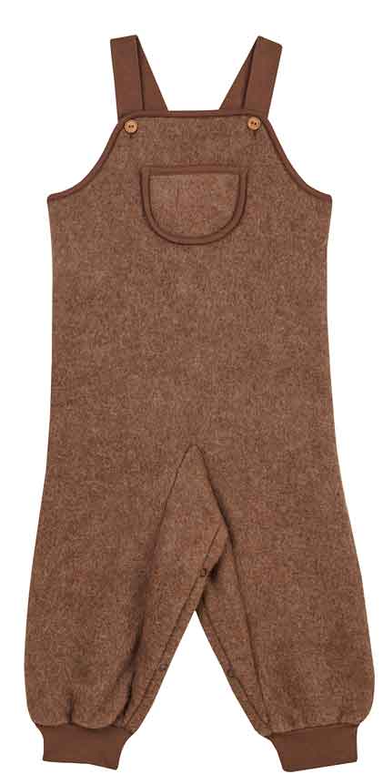 Finkid Wollfleece Latzhose Cocoa