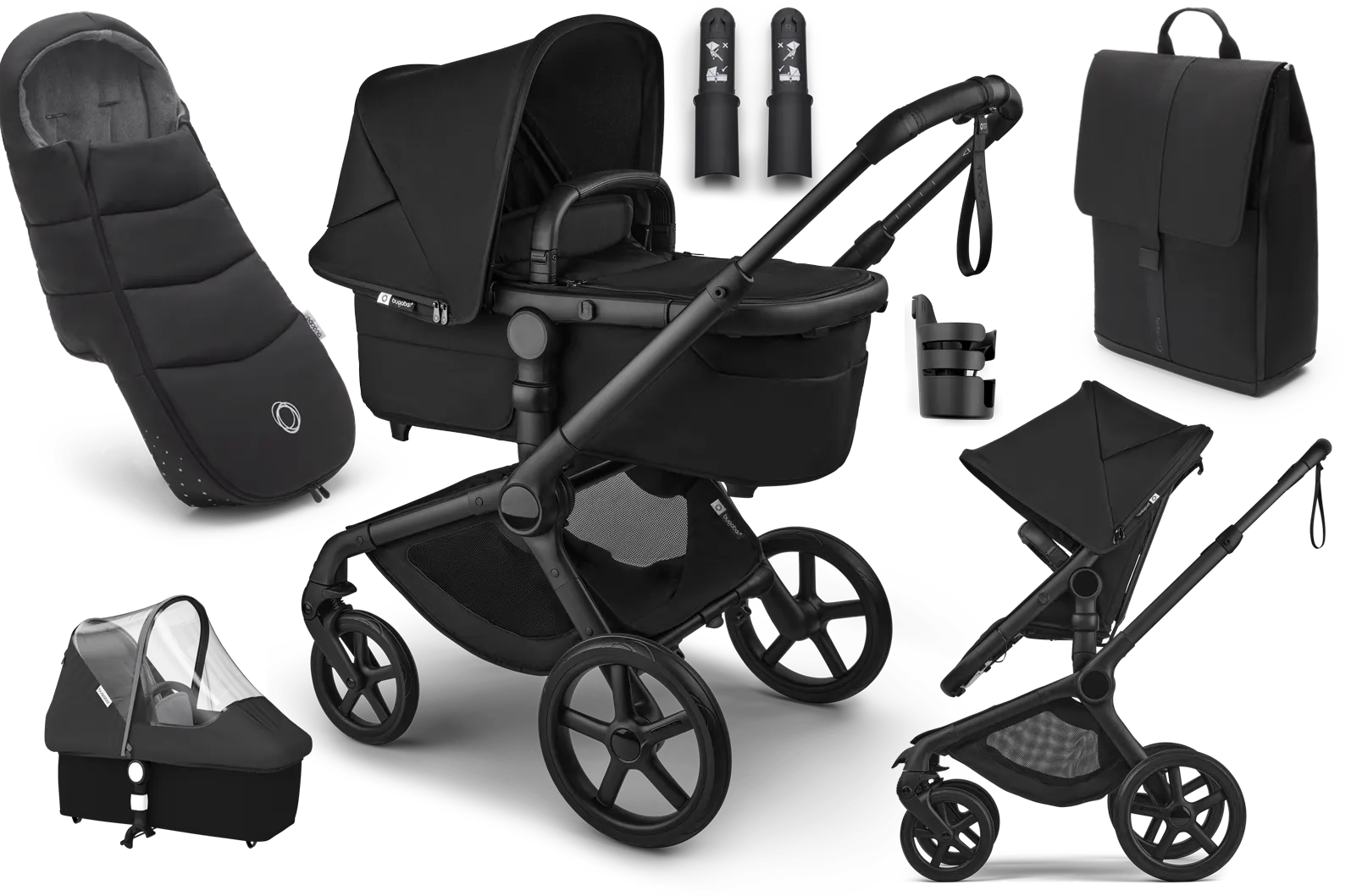 Bugaboo Fox 5 Renew Kinderwagen Set Heritage Black