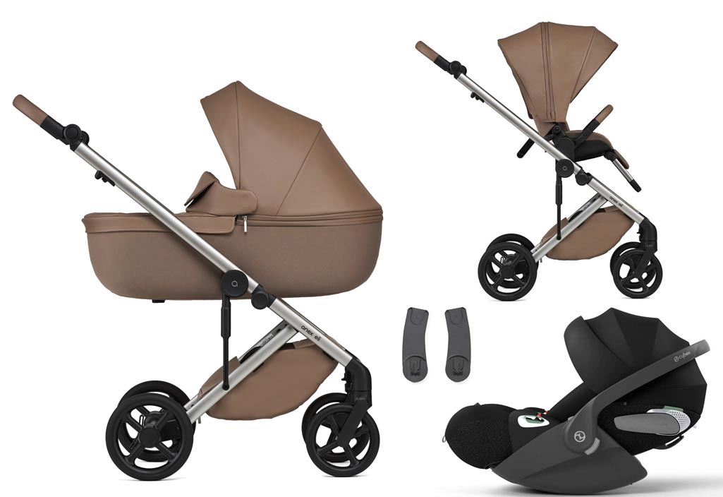 Anex ELI Kinderwagen 3-in-1 mit Cybex Cloud T i-Size Liegefunktion