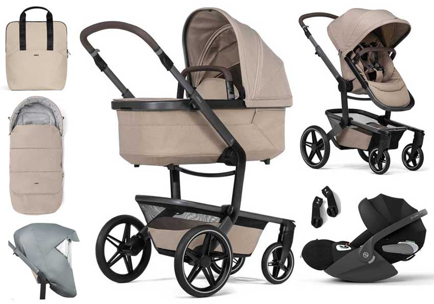 Joolz Day 5 pram set 7-in-1 with Cybex Cloud T i-Size baby car seat