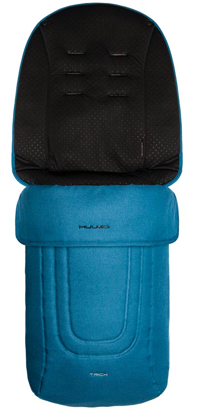 Muuvo Trick 2in1 Fußsack für Sportsitz Ocean Blue