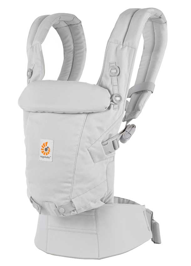 Ergobaby Adapt Soft Touch Cotton Babytrage Pearl Grey