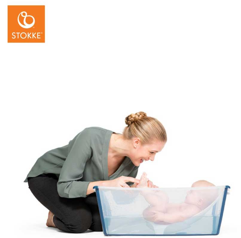 Stokke Flexi Bath Babybadewanne mit Neugeborenenaufsatz 