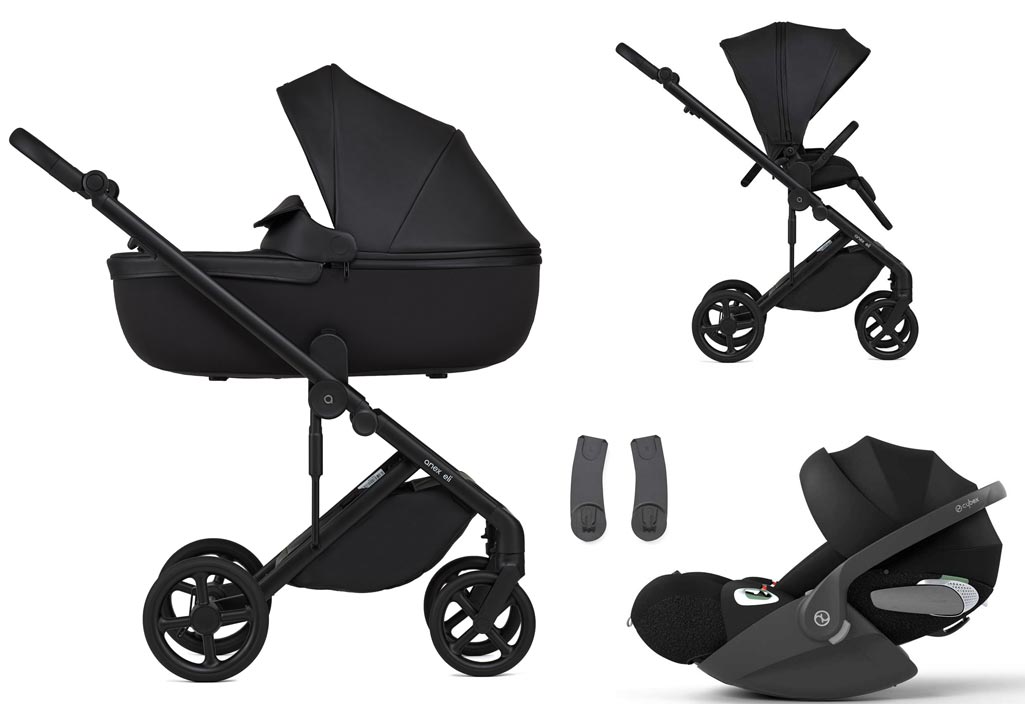 Anex ELI Kinderwagen 3-in-1 mit Cybex Cloud T i-Size Liegefunktion