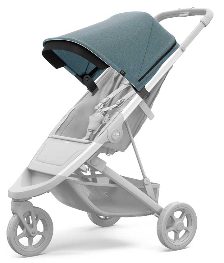 Thule Spring Buggy mit Sonnendach Teal Melange