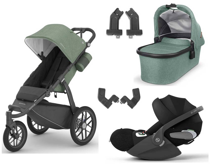 UPPAbaby Ridge 3-in-1 Set mit Cybex Cloud T