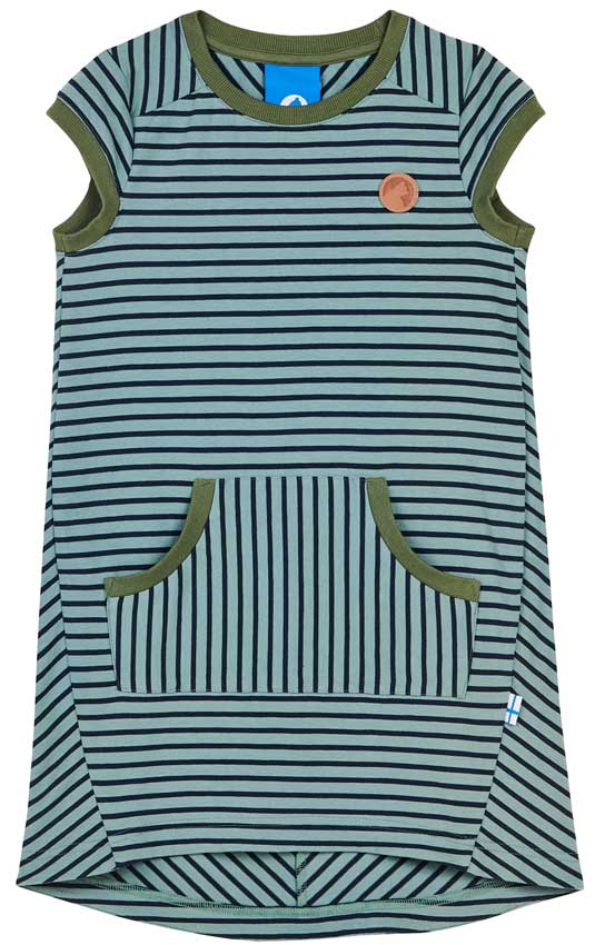 Finkid Kleid Kurzarm Keidas Trellis/ Navy