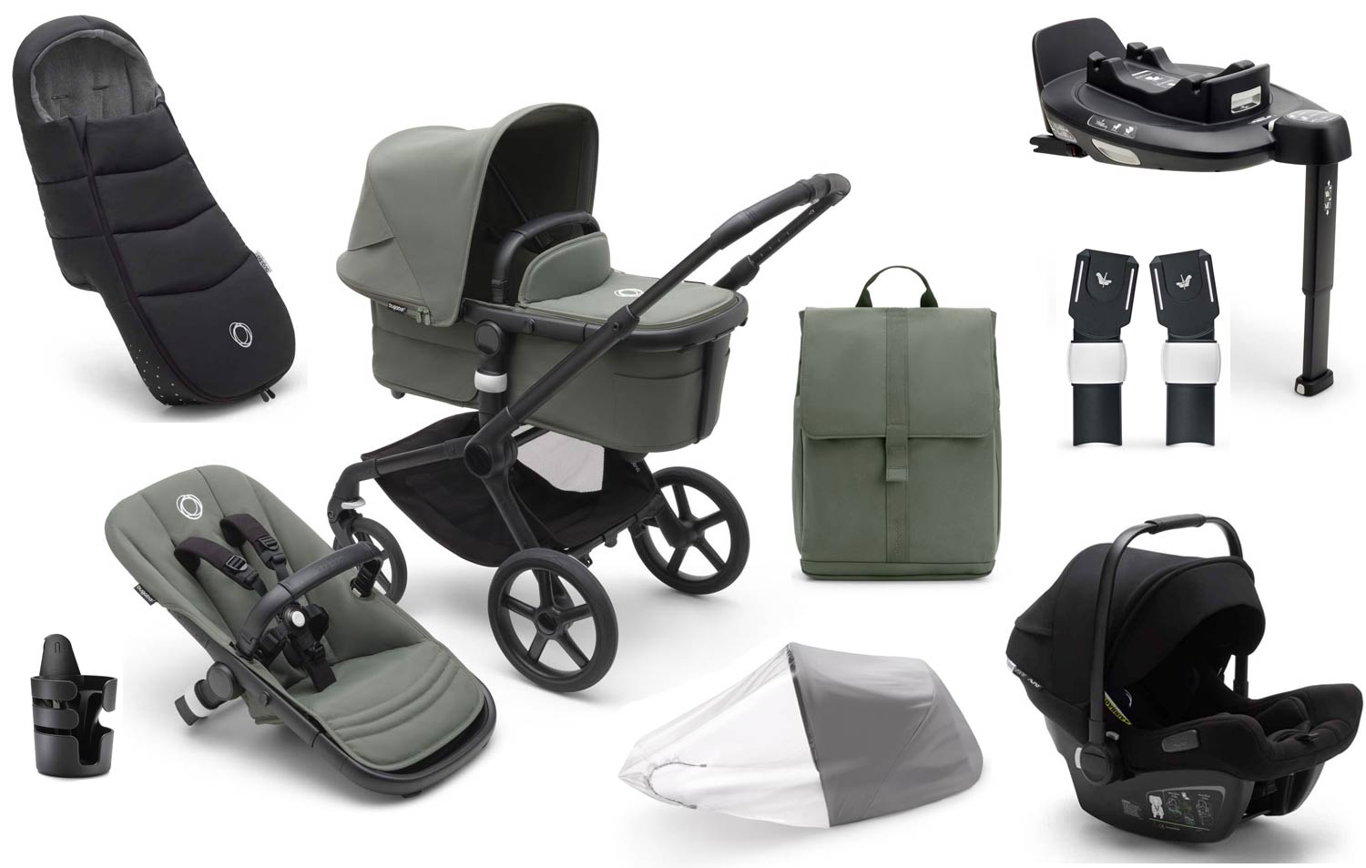 Bugaboo Fox 5 Kinderwagen All in One Set