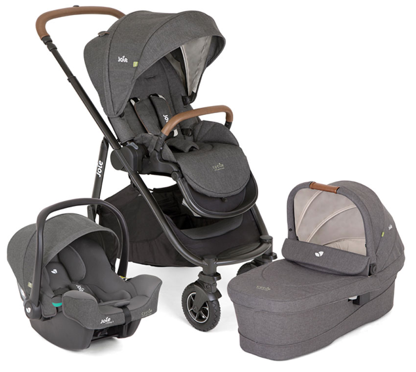 Joie Versatrax 3in1 pram bundle Cycle Collection