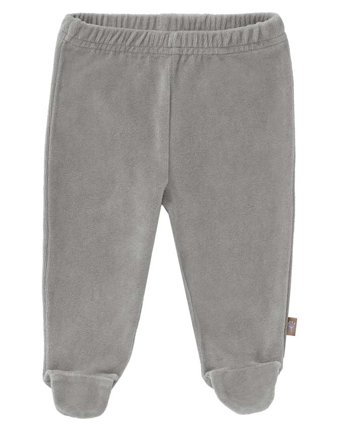 Fresk Babyhose mit Füße grau