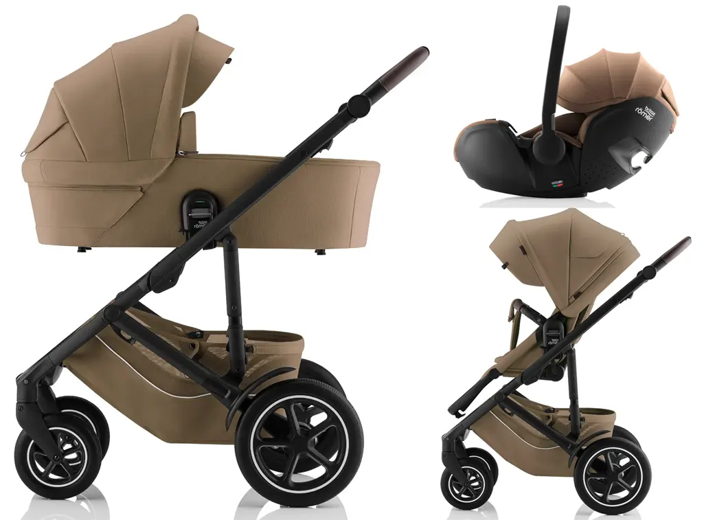 Britax Smile 5Z Kinderwagen-Set 3-in-1 mit Baby-Safe Pro i-Size Babyschale