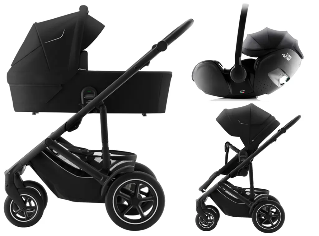 Britax Smile 5Z Kinderwagen-Set 3-in-1 mit Baby-Safe Pro i-Size Babyschale