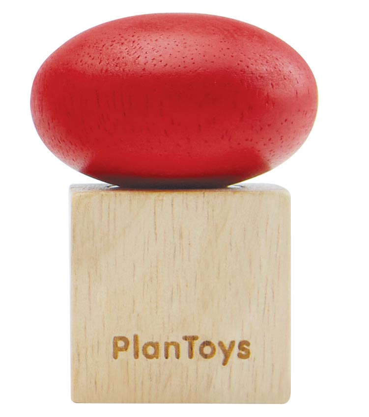 PlanToys Schrauben und Muttern Schraube Rot