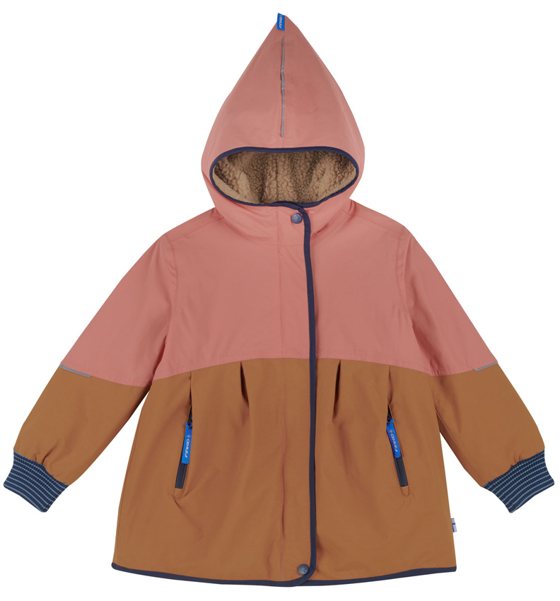 Finkid Winterjacke Mädchen Aina Mukka Terra Cotta/ Navy