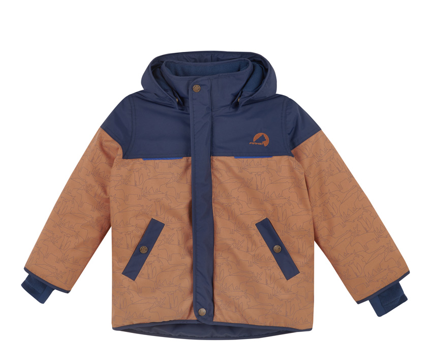 Finkid Winterjacke Koira Ice Kollektion 2023 Almond / Navy