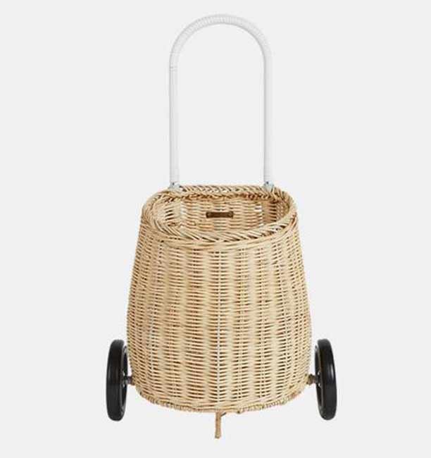 Olli Ella Rattan Kinder Trolley Luggy