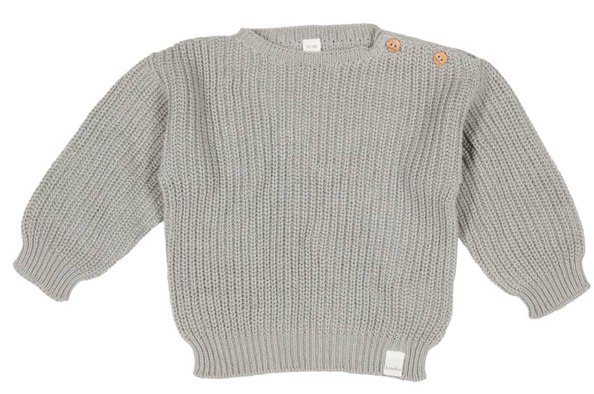 Koeka Babypullover Dinan Grey Wave