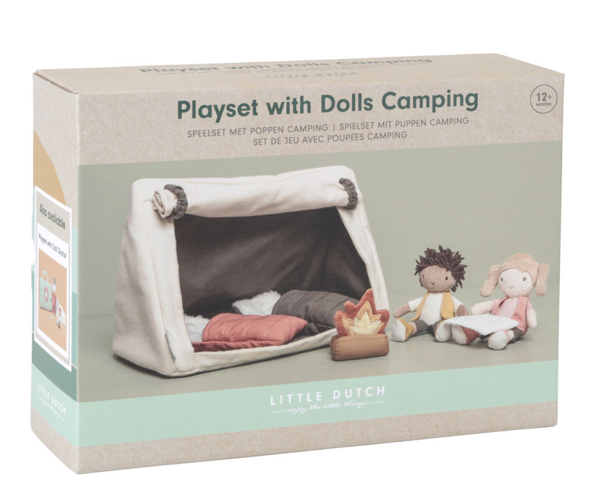 Little Dutch Kuschelpuppen Camping Set