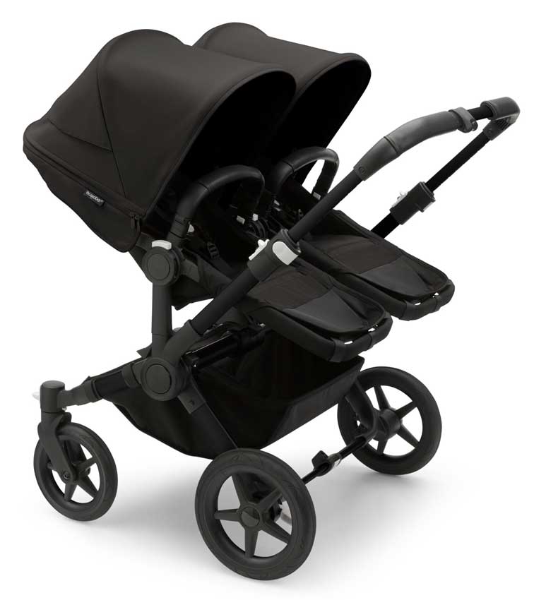 Bugaboo Donkey 5 Twin Zwillingskinderwagen mit Sportsitzen Black