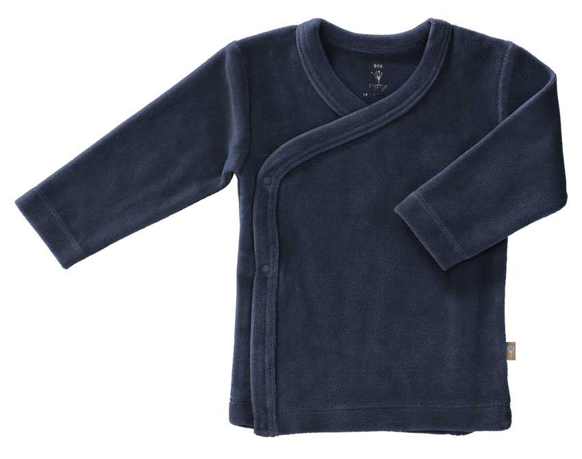 Fresk Baby Wickeljacke Velours blau