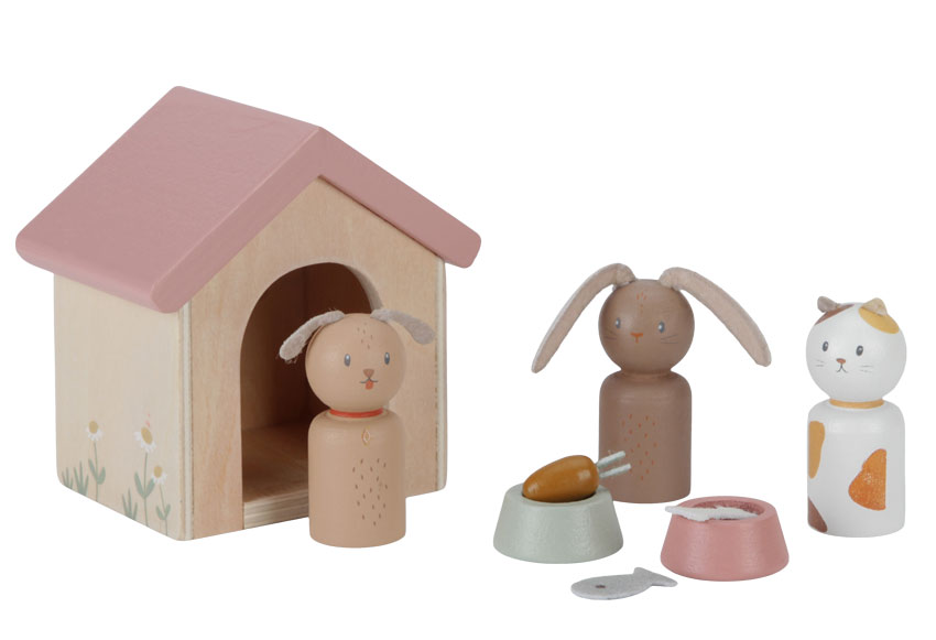 Little dutch dollhouse playset pets