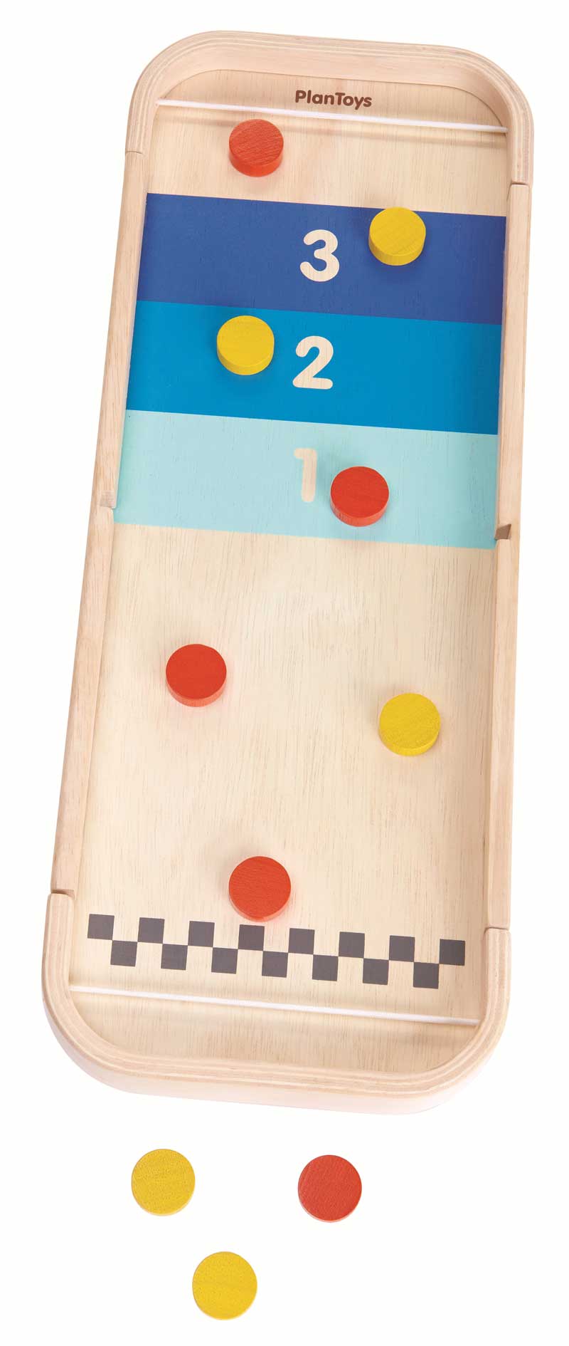 PlanToys 2-in-1-Spiel Shuffleboard